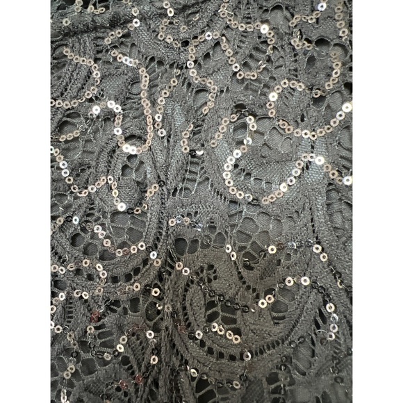 Marina LONG SLEEVE SEQUIN LACE DRESS - SIZE 12 NWOT - Picture 5 of 5